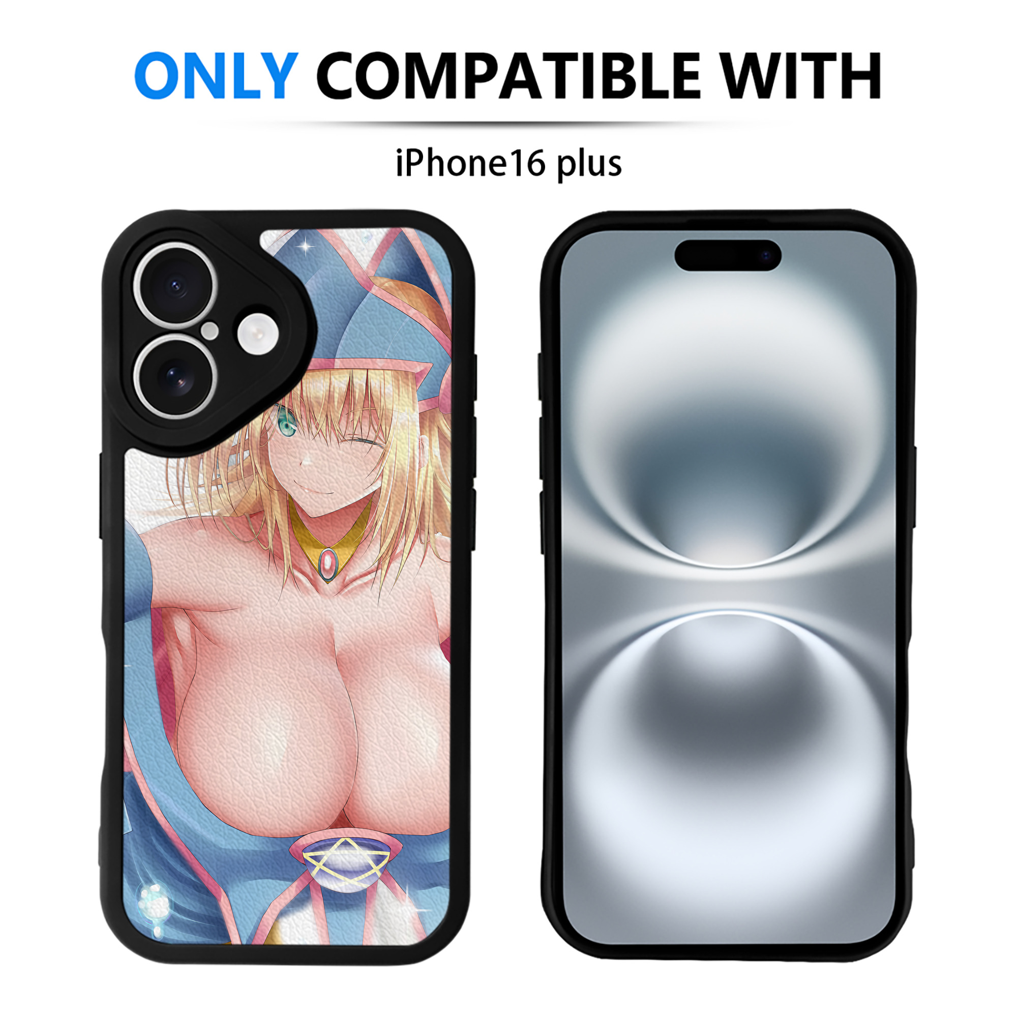 （画像用） 遊☆戯☆王 Yu-Gi-Oh! 【iPhone 16シリーズ対応】シリコンスマホケース（レザー調） 材質：シリコン
